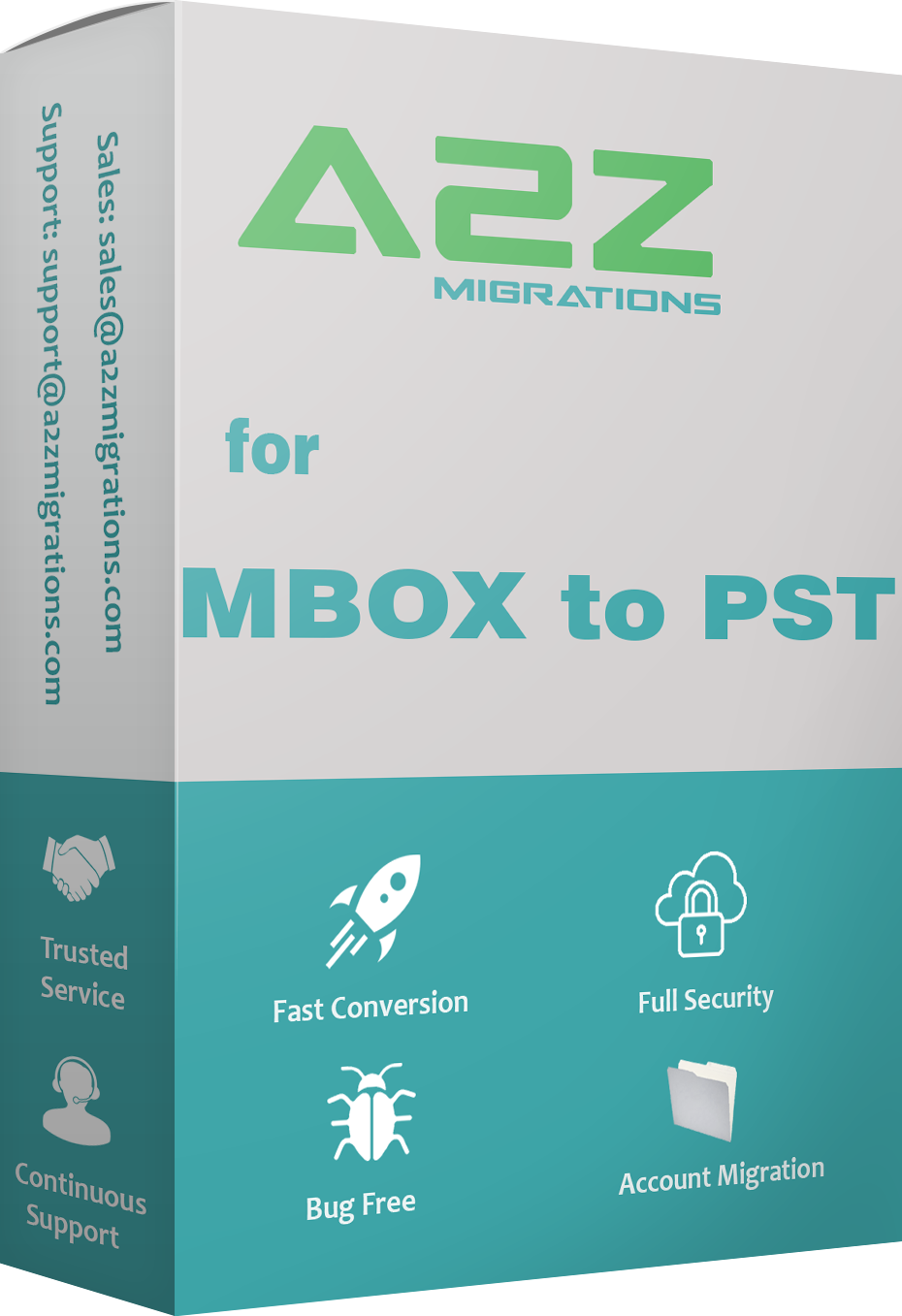 A2Z Migrations MBOX to PST