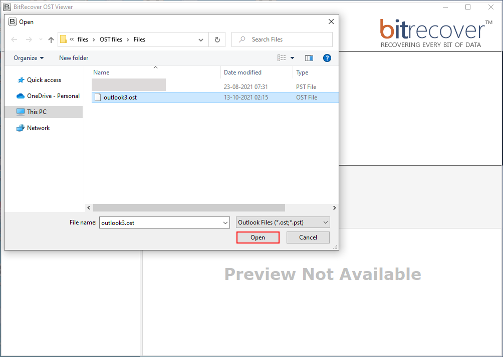 BitRecover OST Viewer