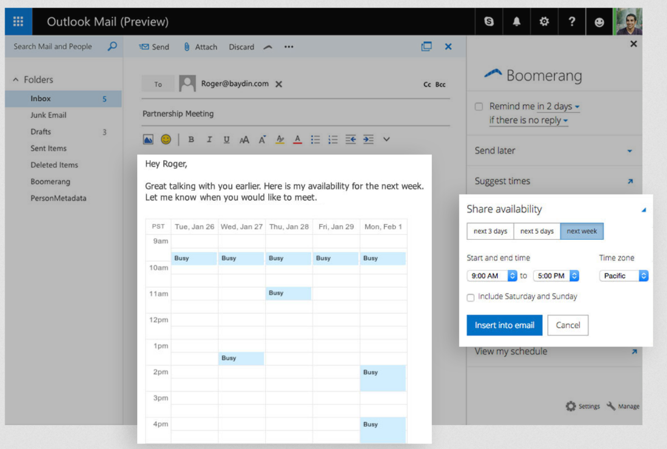 Boomerang for Outlook