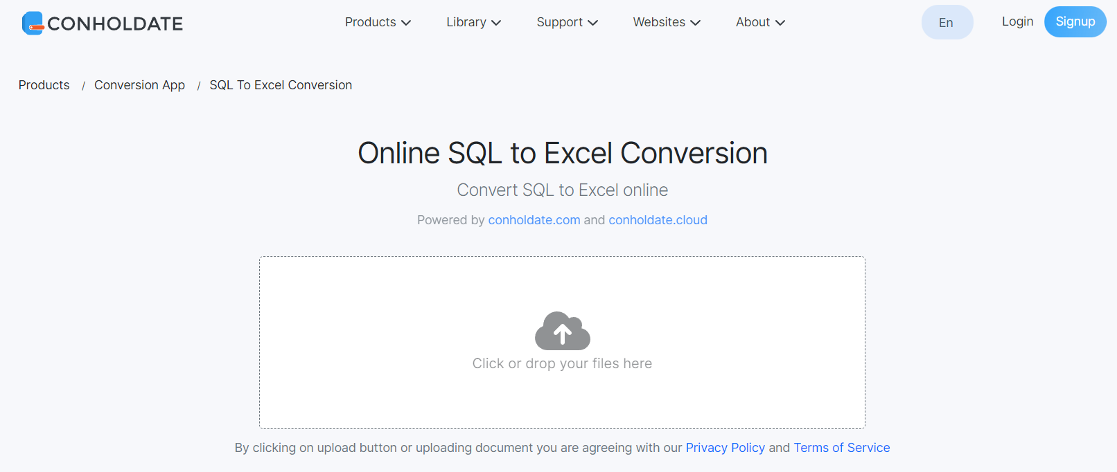 Conholdate SQL to Excel Converter