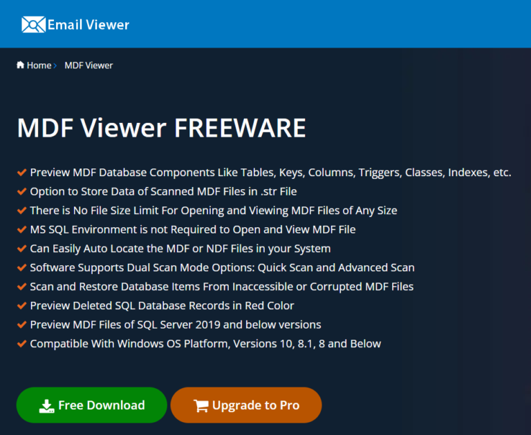 24 Best MSSQL MDF Viewer Tools (2025) [FREE DOWNLOAD]