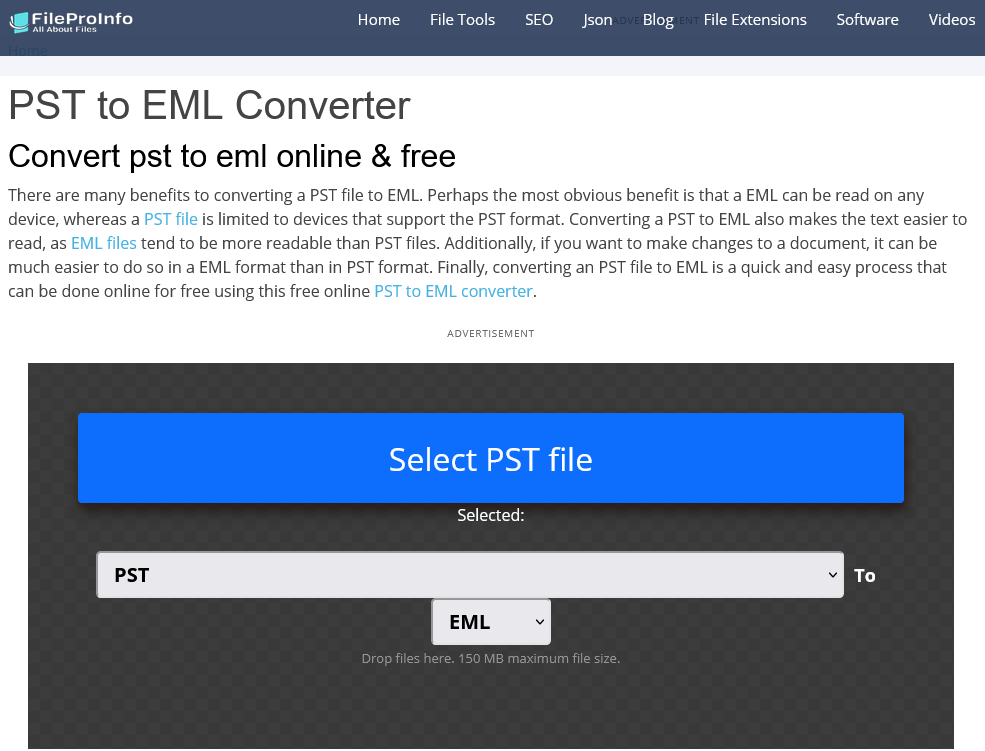 Fileproinfo PST to EML Converter