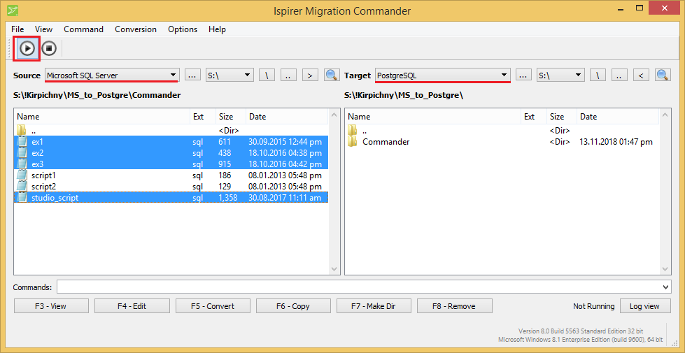 Ispirer SQL Server to PostgreSQL Migration