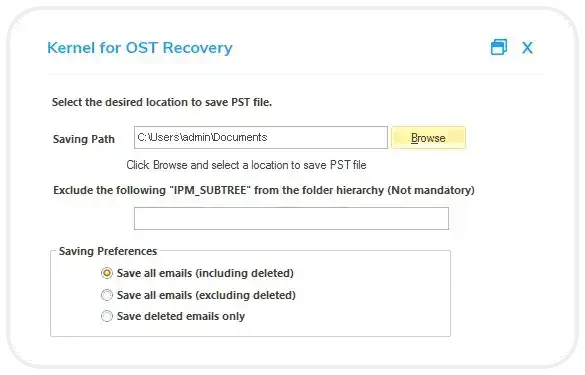 Kernel OST Recovery Tool