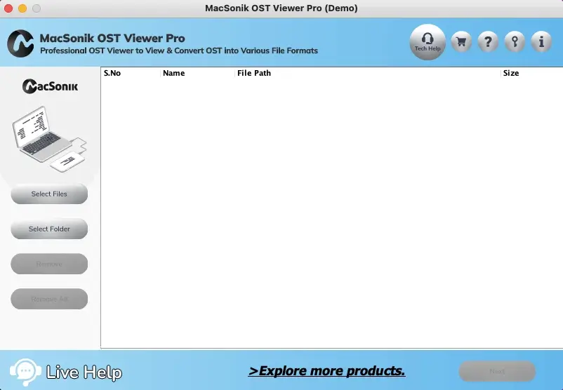 MacSonik OST Viewer Mac