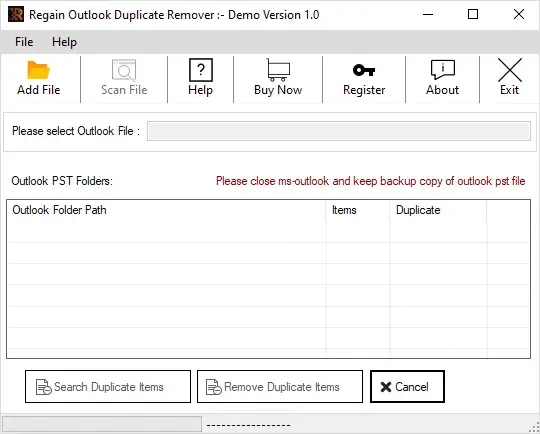 Regain Outlook Duplicate Remover Tool