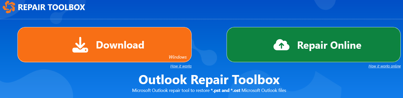 OST Repair Toolbox - Outlook OST Repair Tool