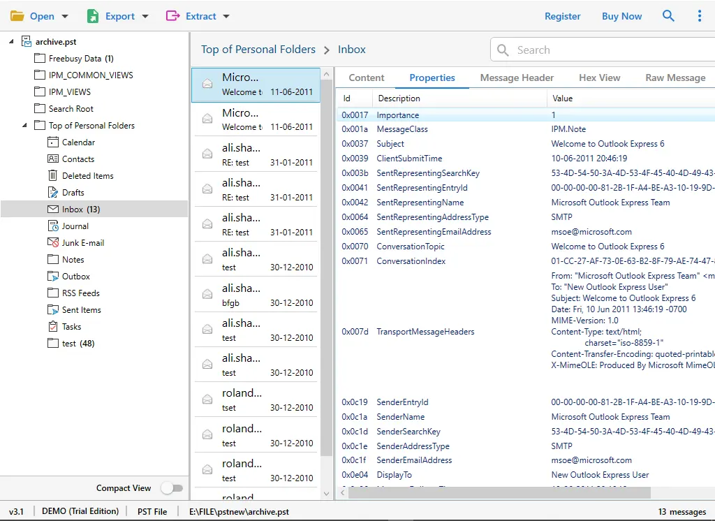 SYSKARE PST File Viewer Tool