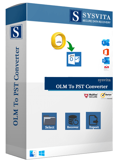 Sysvita OLM To PST Converter For Windows