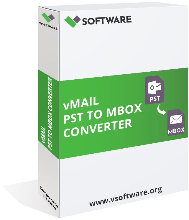 vMail Outlook PST to MBOX Converter