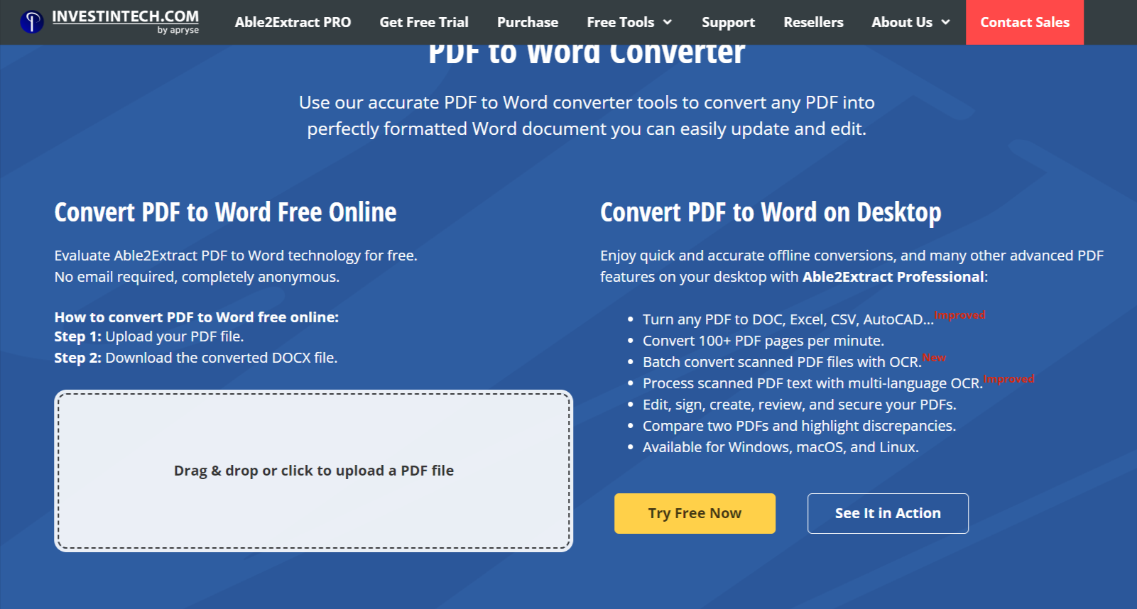 Apryse Software PDF to Word Converter