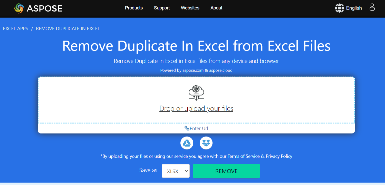 ASPOSE Remove Duplicate In Excel