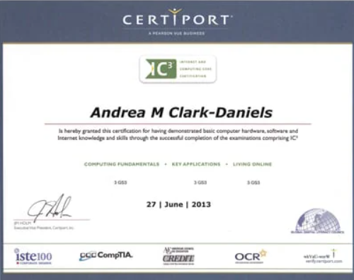 Certiport Microsoft Office Specialist Outlook Certification