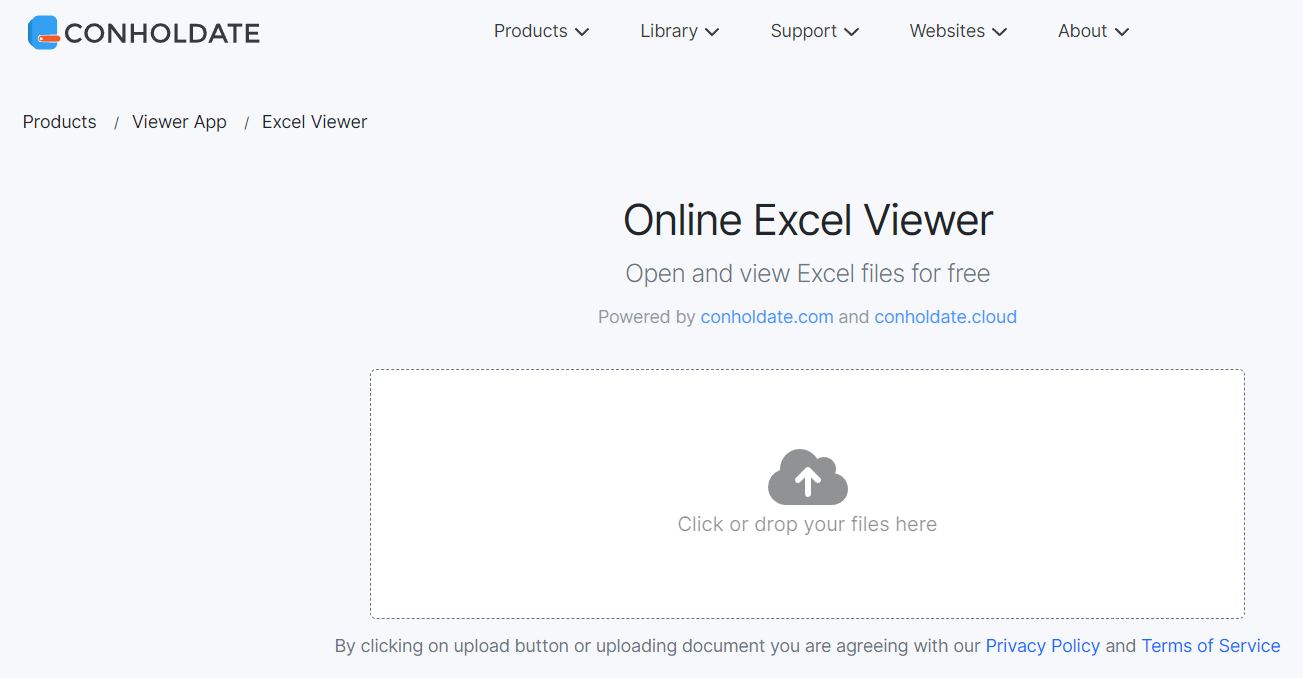 Conholdate Online Excel Viewer