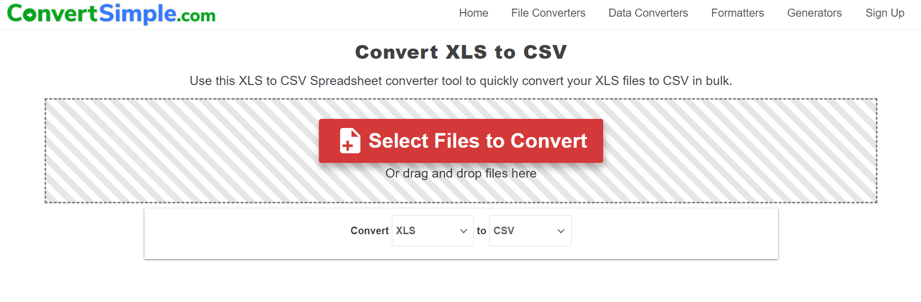 ConvertSimple Excel to CSV
