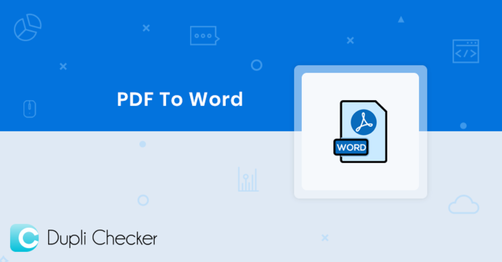 Duplichecker PDF To Word