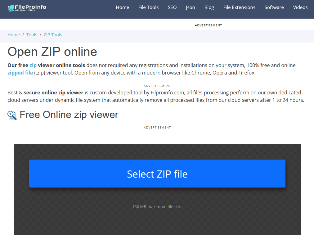 FileProInfo Zip Viewer