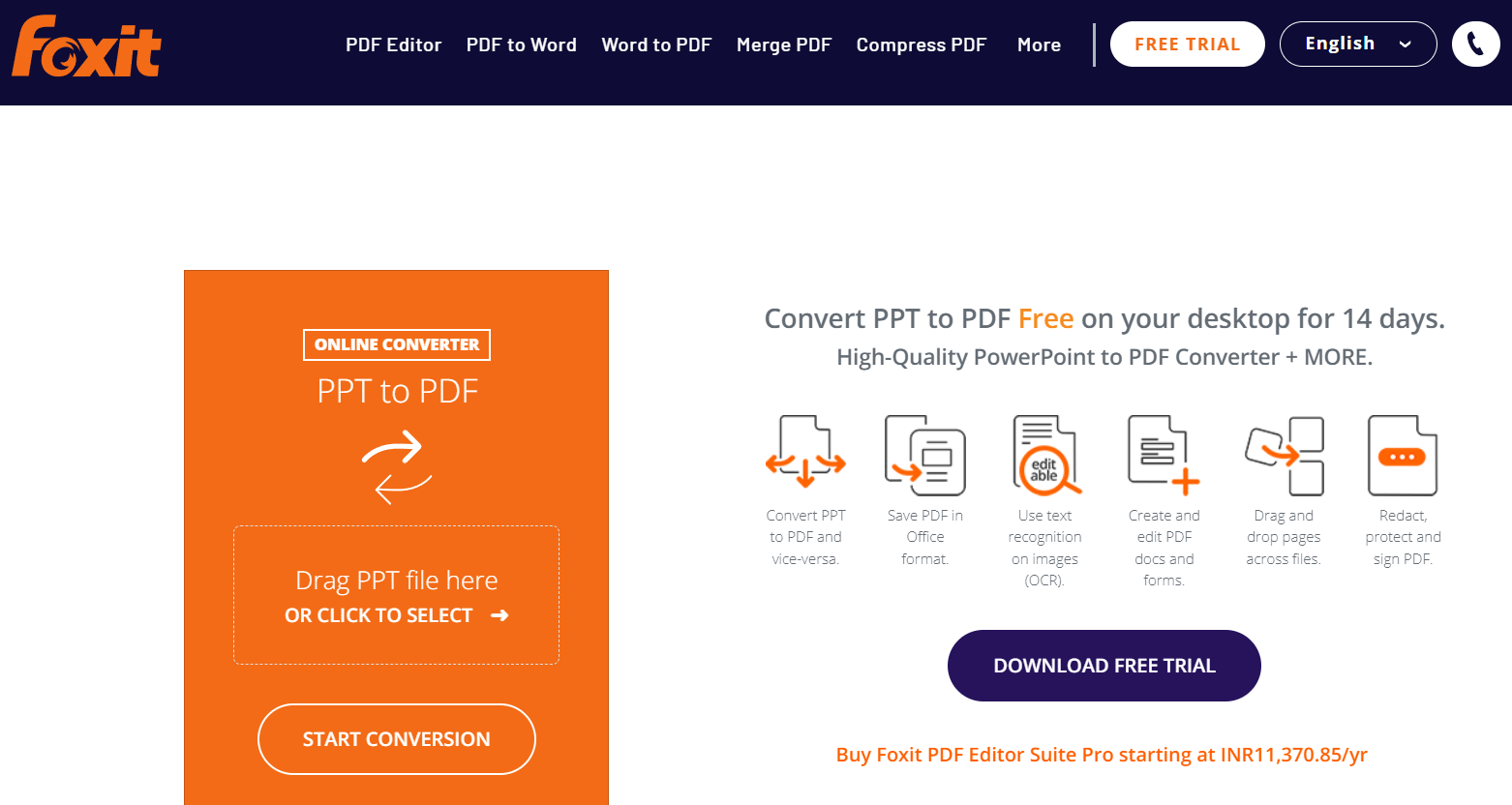Foxit PPT to PDF