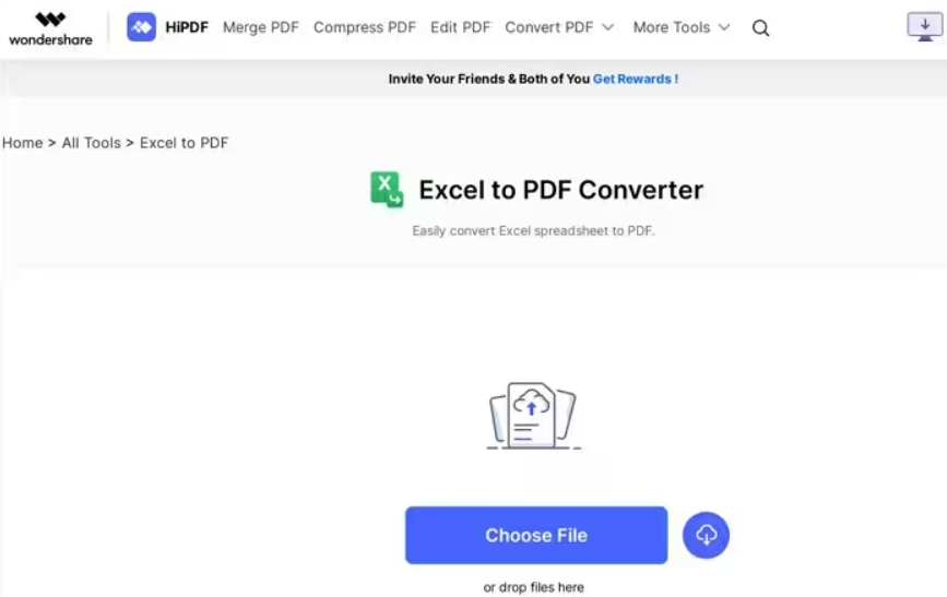 HiPDF Excel to PDF Converter