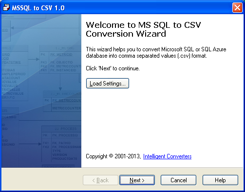 Intelligent Converters SQL Server to CSV