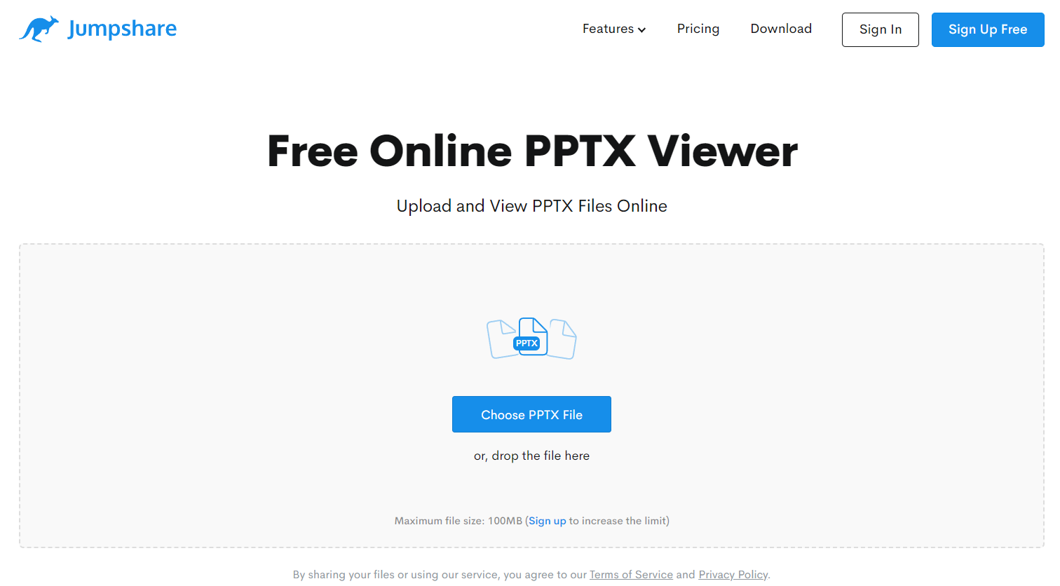 Free Online PPTX Viewer