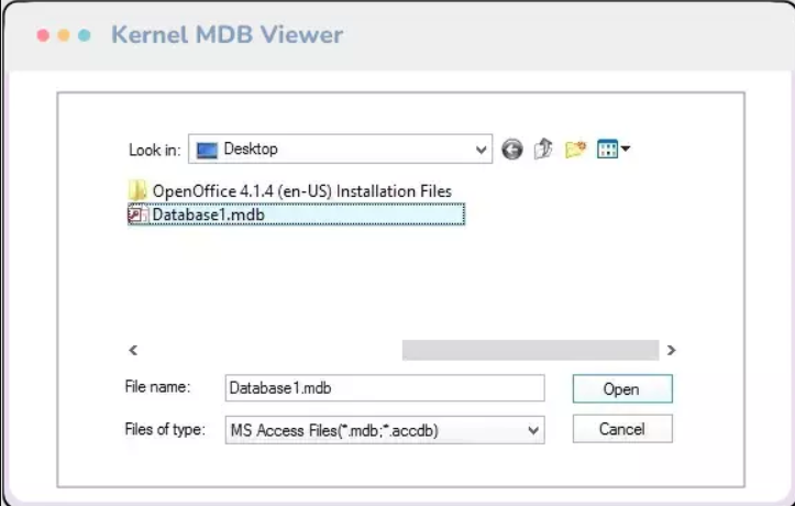 Kernel Data Recovery MDB Viewer Free