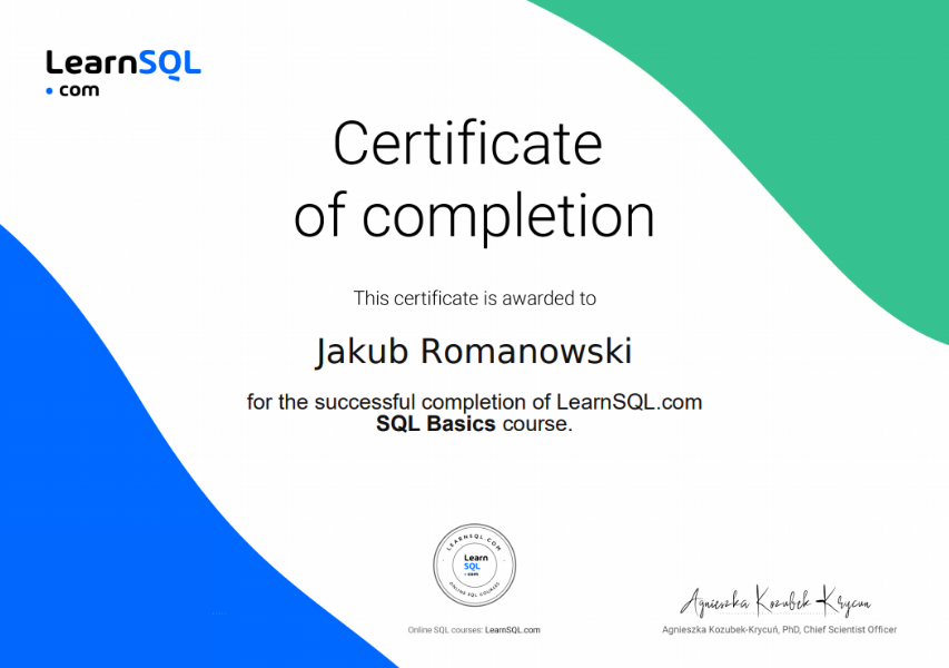 LearnSQL SQL Course