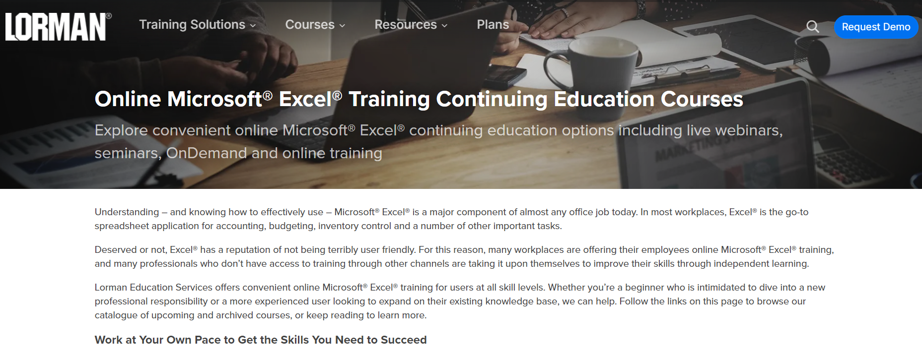 Lorman Education Services Excel Training Courses