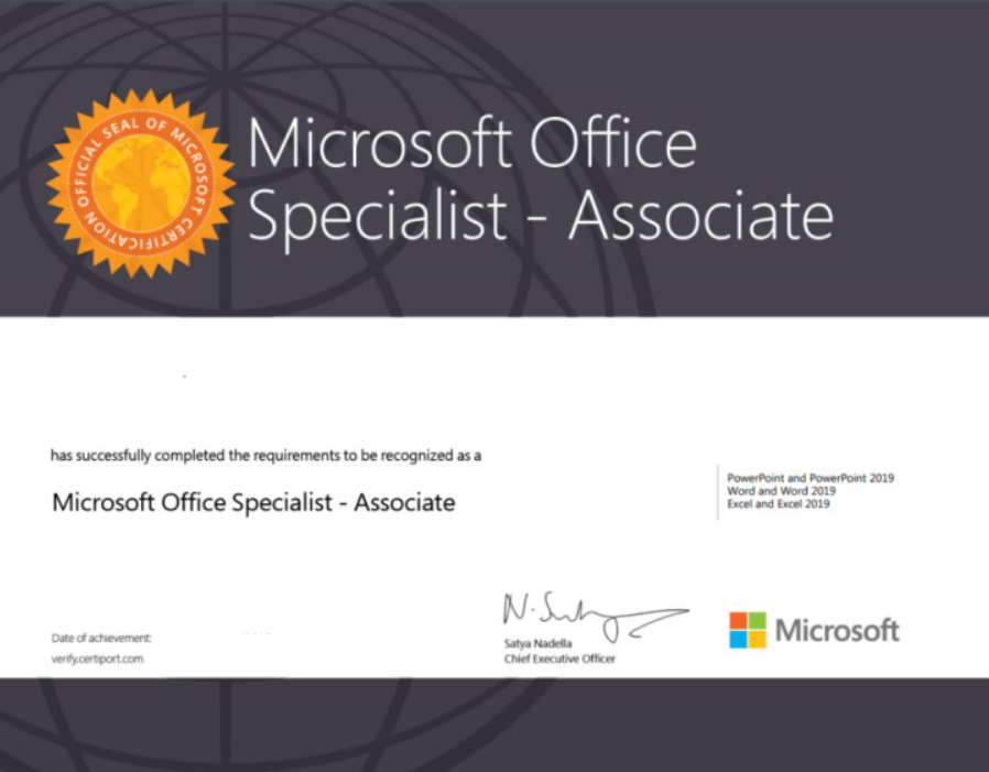Microsoft Office Specialist: Excel Associate