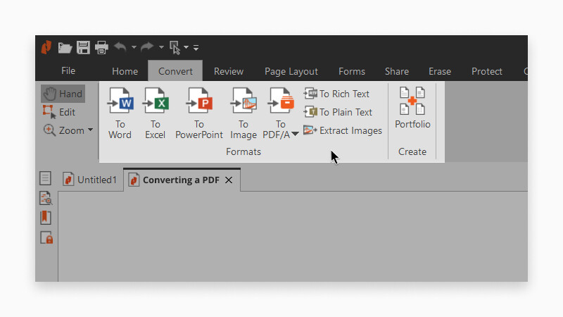 Nitro Free PDF to Excel Converter