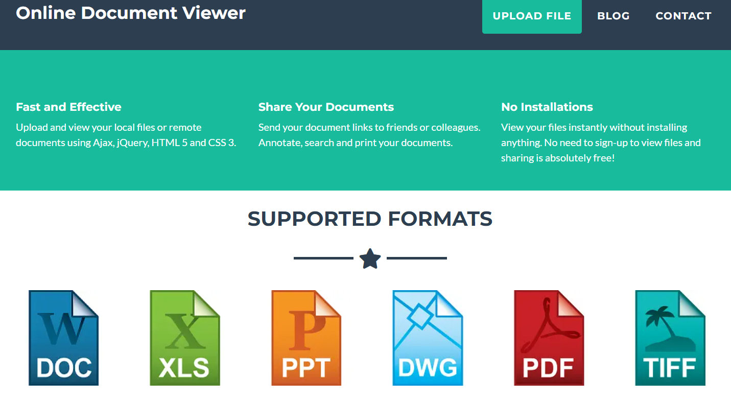 Online Xls Xlsx Document Excel Viewer