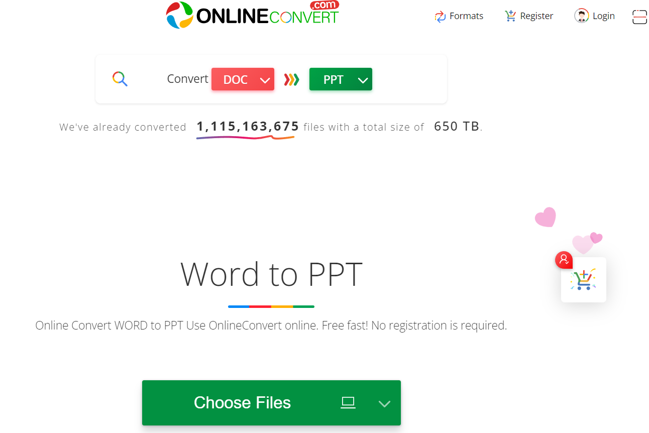 Online Convert WORD to PPT