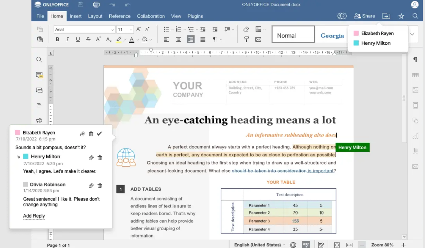 ONLYOFFICE Document Editor