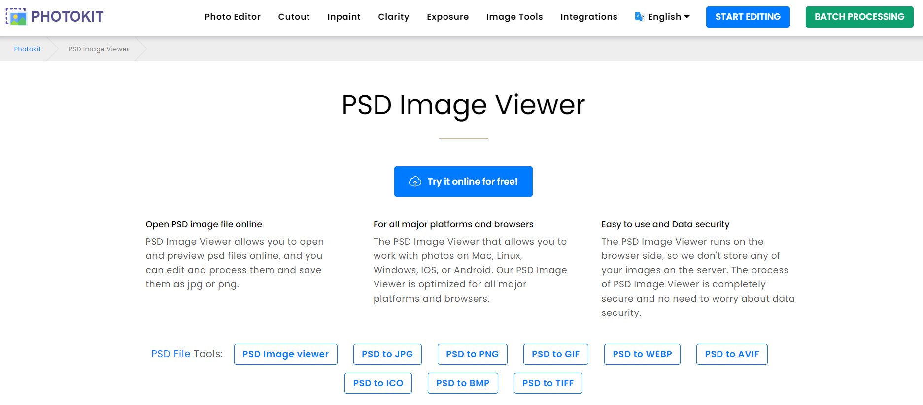 PSD Image Viewer