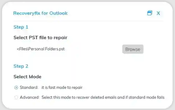 Recoveryfix for Outlook PST Repair