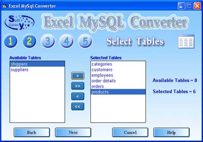 Soft Galaxy Excel-MySQL