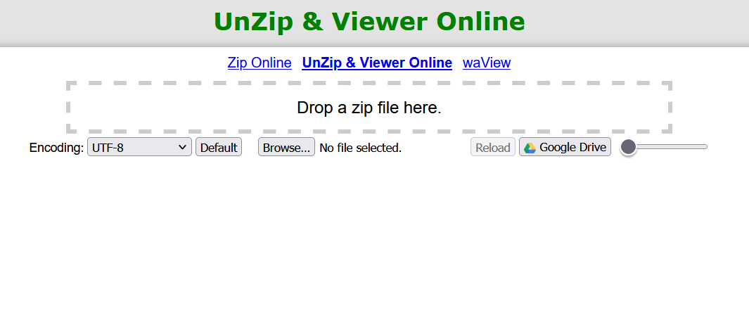 UnZip & Viewer Online