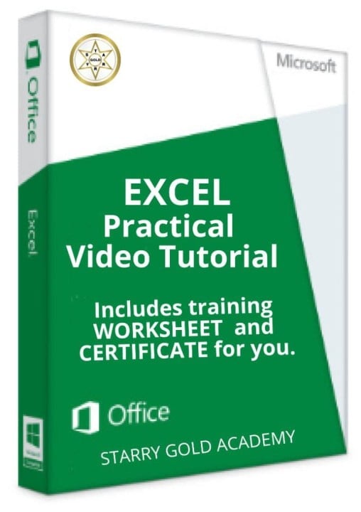 Starry Gold Academy Excel Video Training