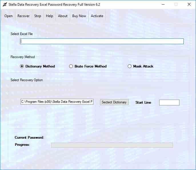 Stella Excel Password Recovery Software