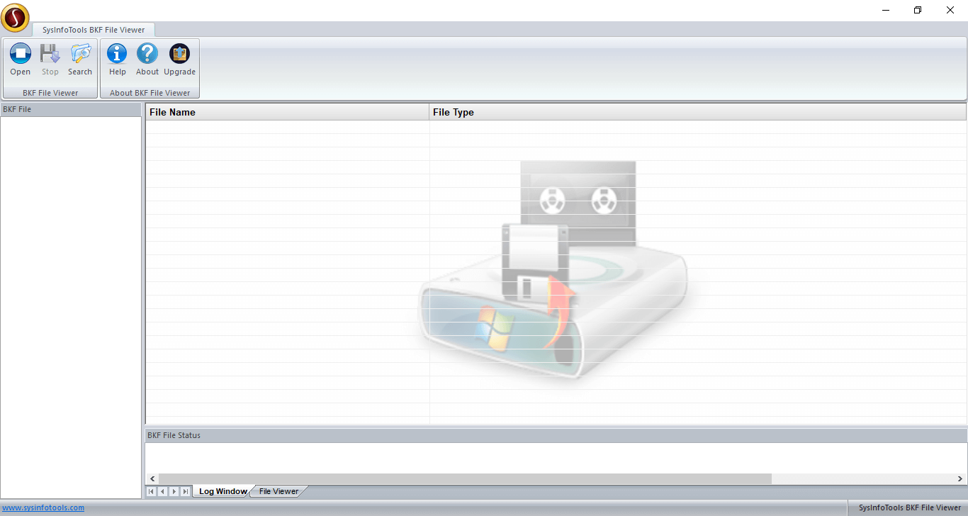 SysInfoTools BKF File Viewer