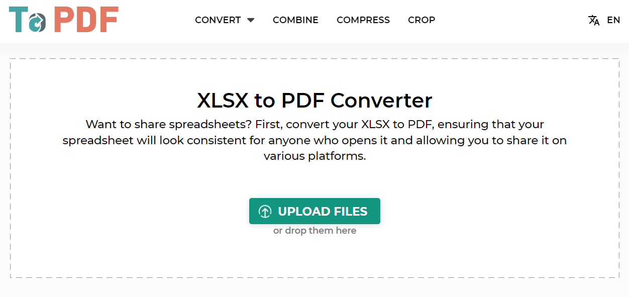 ToPDF XLSX to PDF Converter