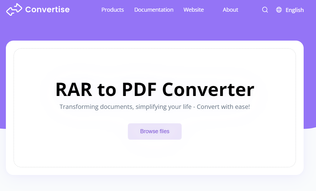 Convertise RAR To PDF Converter