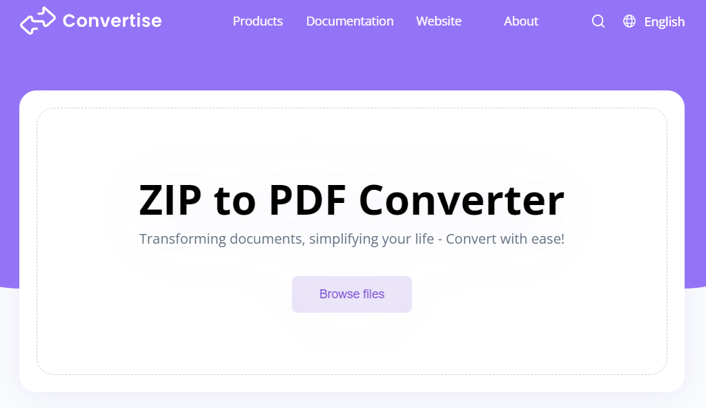 Convertise ZIP to PDF Converter