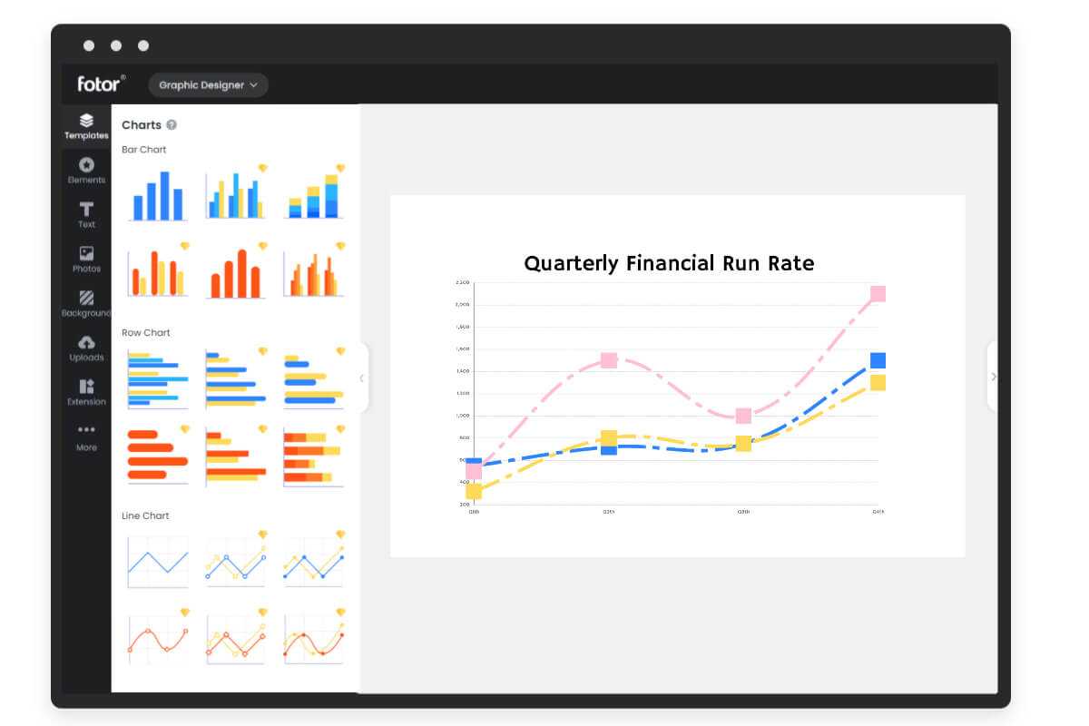 Fotor Online Graph Maker