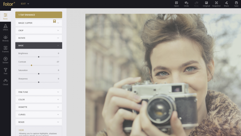 Fotor Vintage Photo Filter