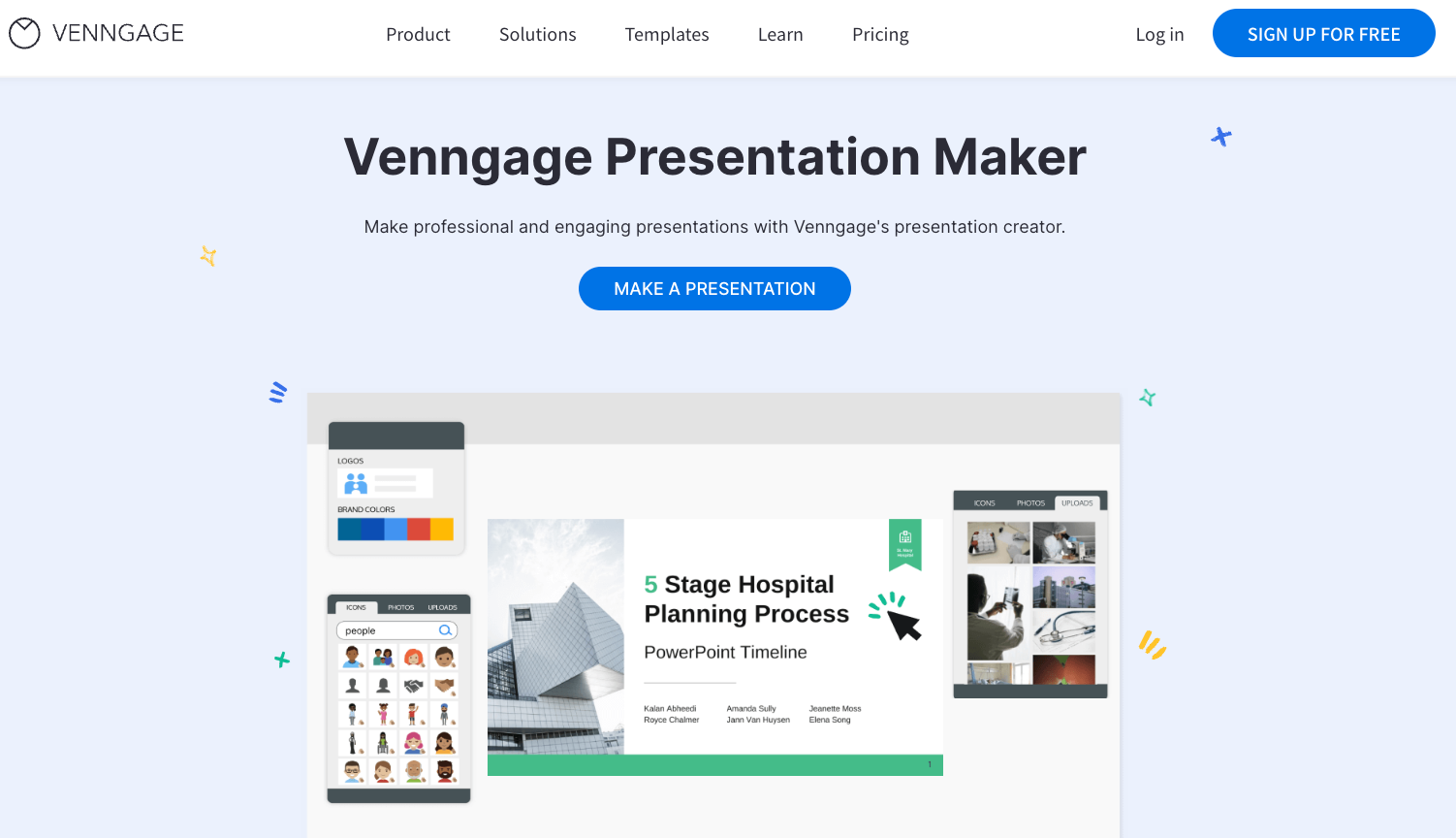 Venngage Free Online Presentation Maker