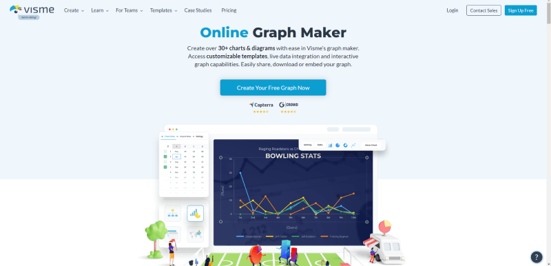 Visme Online Graph Maker