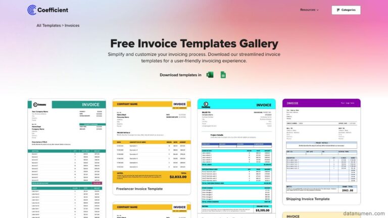 11 Best Excel Invoice Template Sites (2026) [FREE]