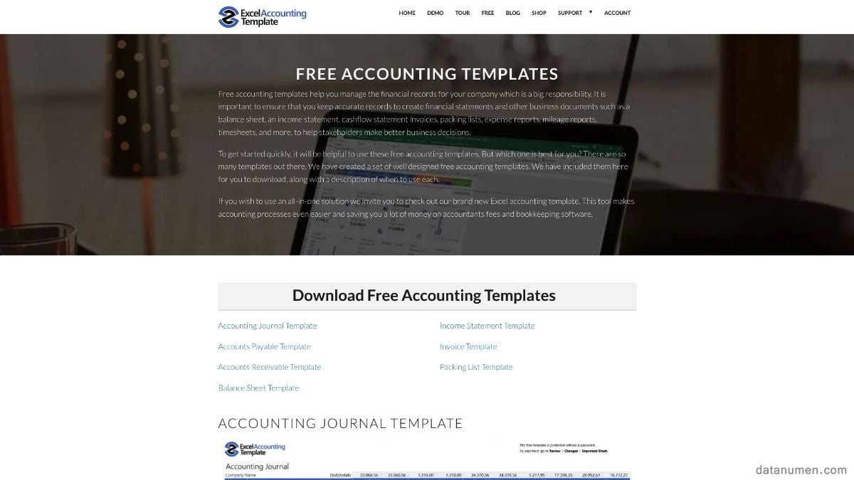 Excel Accounting Template Accounting Templates