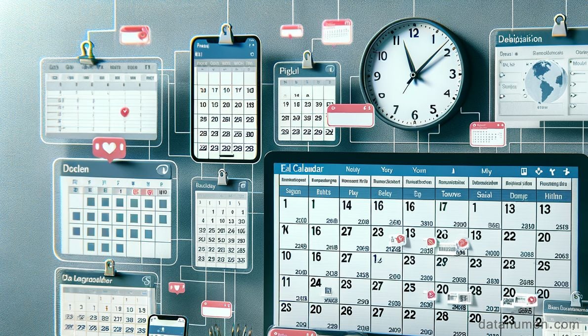 Conclusione del sito del modello di calendario Excel